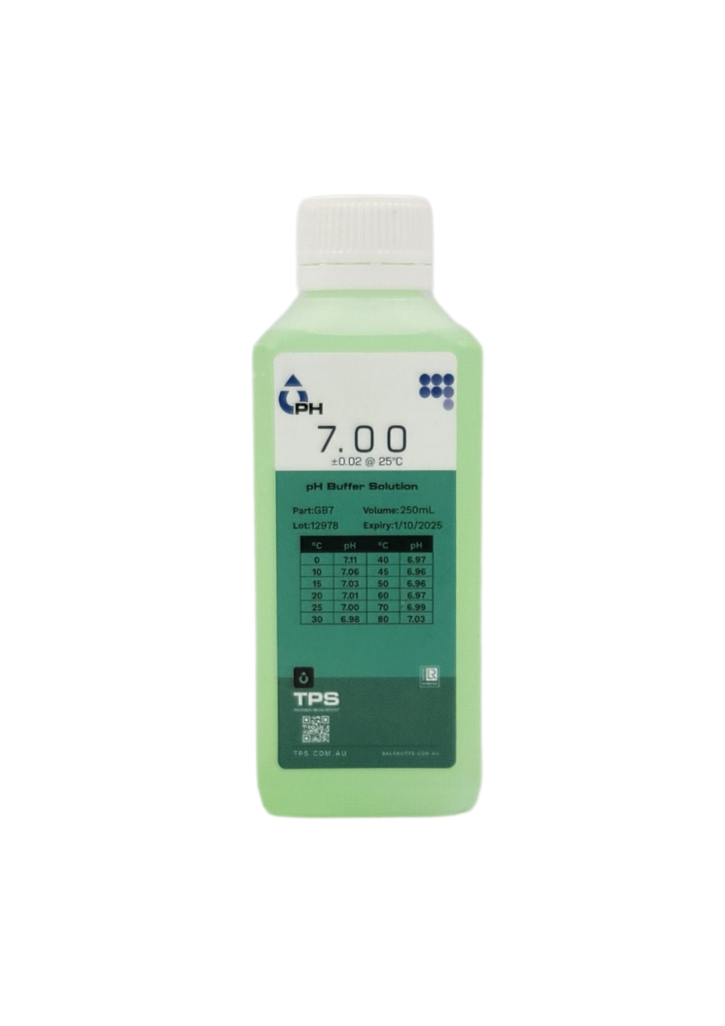 pH 7.00 Calibration buffer - 200 mL