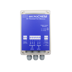 MicroCHEM-PH | pH Transmitter, 12V DC In, Process Control